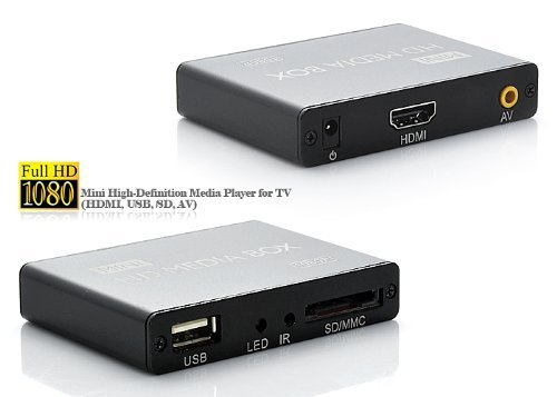 Mini 1080P Full HD Media Player with AV/HDMI/USB N5