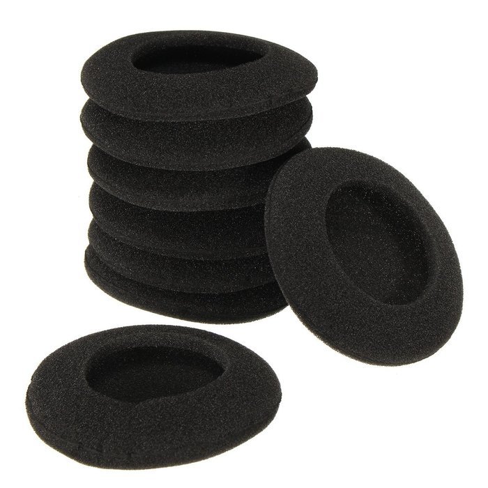 BephaMart 4 Pairs 60mm 2.35 Inch Headset Headphone Earphone Soft Foam Sponge Ear Pads Cover
