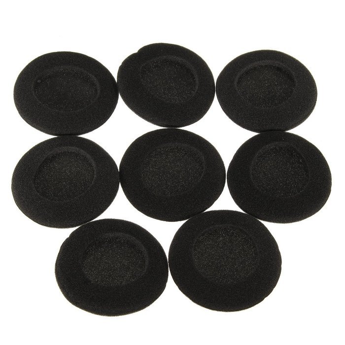 BephaMart 4 Pairs 60mm 2.35 Inch Headset Headphone Earphone Soft Foam Sponge Ear Pads Cover N2