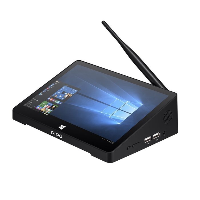 Docooler PiPO X10 Smart Android TV Box Windows 10 Mini PC Intel Z8300 + Android 5.1 Dual OS 4GB / 64GB 10.8 Inches...