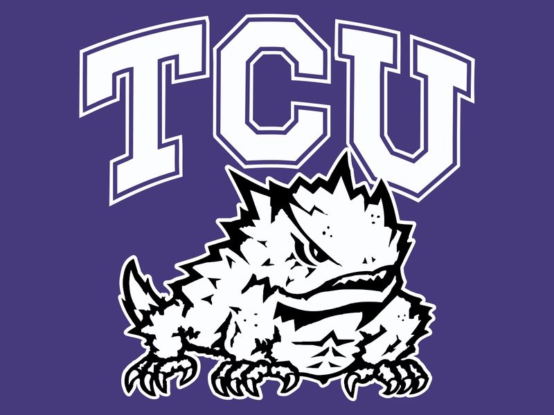 TCU Horned Frogs Drawing Free Image Download