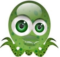 Octopus Cartoon Clip Art N4