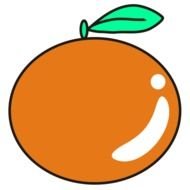 Orange Fruit Clip Art N3