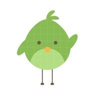 Green Bird Clip Art