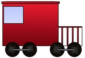 Caboose as a picture for clipart
