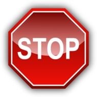 Stop Sign red big drawing