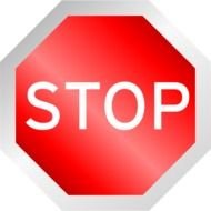 Stop Sign Clip Art N18