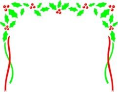 christmas frame as illustration