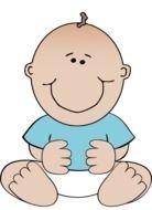 clipart of the baby