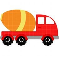 Cement Truck Clip Art