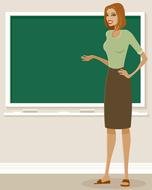 Clip art of School Teacher
