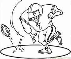 Football Coloring Pages Print