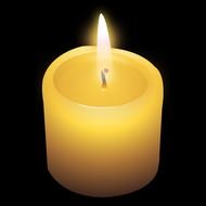Candlelight Clip Art drawing