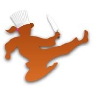 kung fu girl silhouette