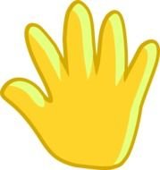 Hand Waving Goodbye Clip Art N2