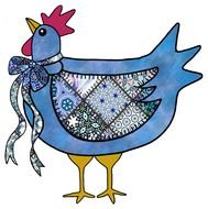 Chicken Border Clip Art drawing