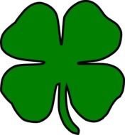 Four Leaf Clover Clip Art N7