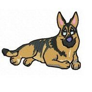 German Shepherd Clip Art N3