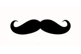 black Mustache Clip Art drawing