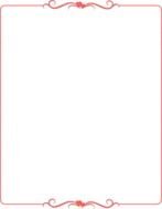 Valentine Page Border drawing