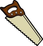 Hand Saw Clip Art