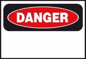 Danger Sign as graphic illustration