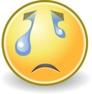 Sad Crying Face Clip Art N2