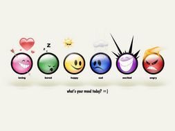 set of Smiley Faces, mood