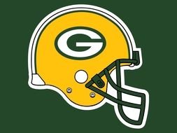Green Bay Packers shelmet drawing