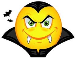 Vampire smilly Clip Art drawing