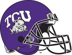 Horned Frogs Logo Helmet