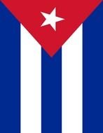 Cuba Flag as a graphic illustration