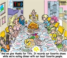 Thanksgiving Dinner Cartoon