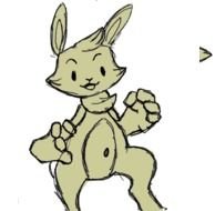Jumping Rabbit Clip Art N3