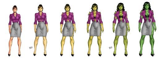 Sexy She Hulk drawing