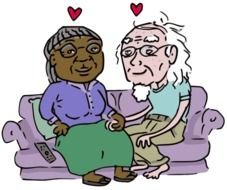 Free Clip Art Growing Old Together