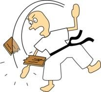 Karate Chop Clip Art