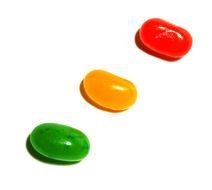Colorful different Jelly Beans