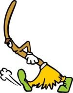 Cartoon Broom drawing