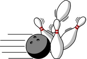 Bowling Team Logo drawing