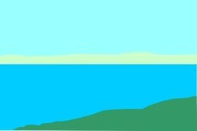 River Clip Art drawing