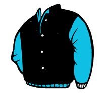 Jacket as a graphic illustration