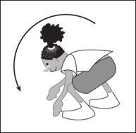 A Squat Jump In Gymnastics Clip Art