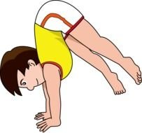 Gymnastics Handstand Clip Art