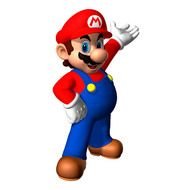 Colorful Mario figure clipart