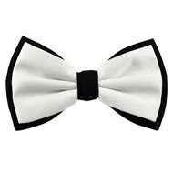 Black White Bow Tie as picture for clipart