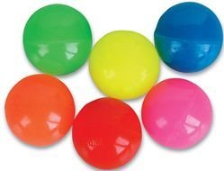 colored inflated balls