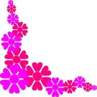 Flower Border Clip Art N15
