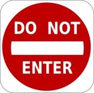 Do Not Enter Sign Clip Art N2