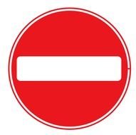 No Entry Sign Clip Art N2